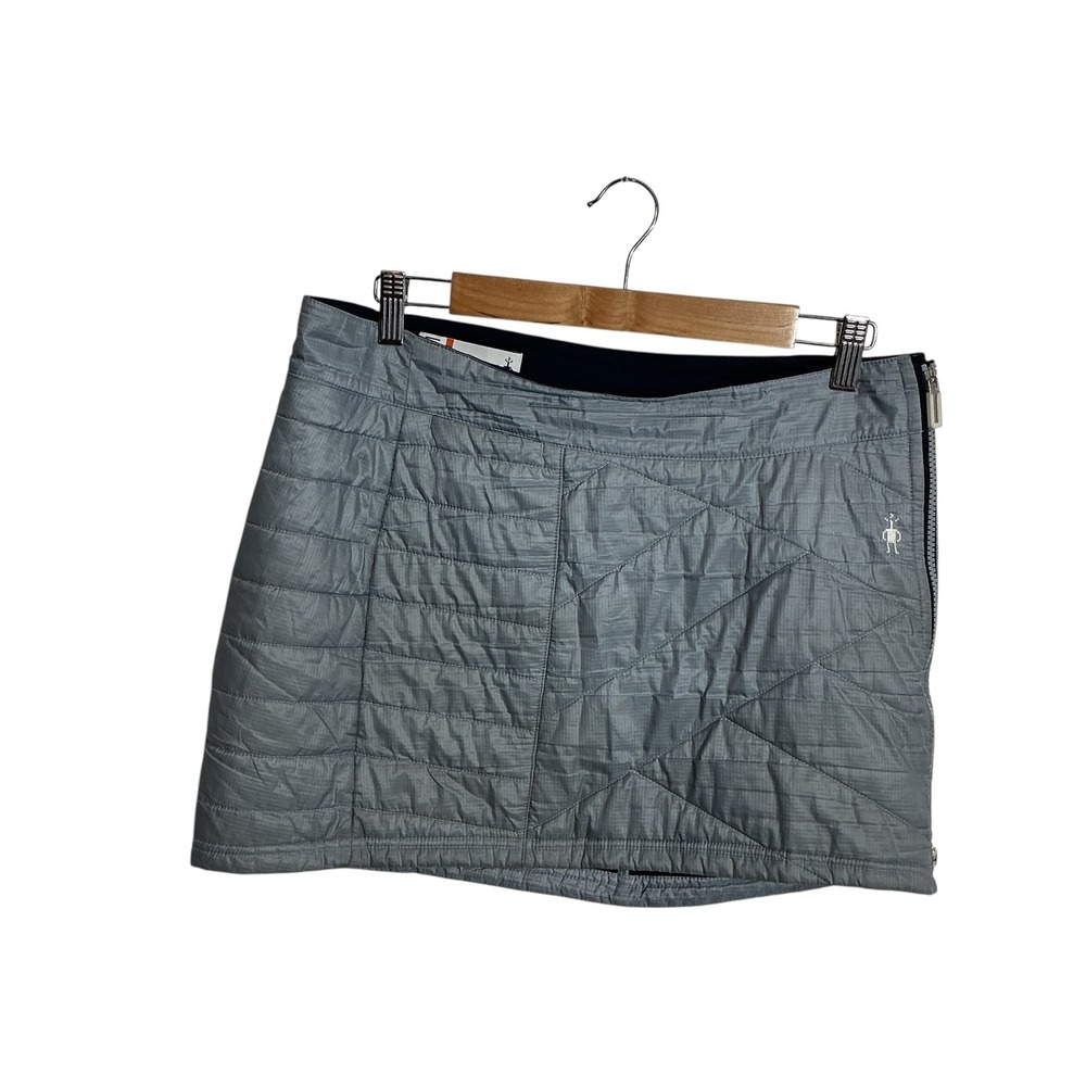 Smartwool Gray Quilted Mini Skirt